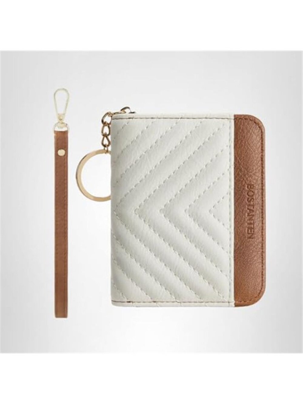 Womens Small RFID Blocking Leather Credit Card Holder Zipper Wristlet Wallet